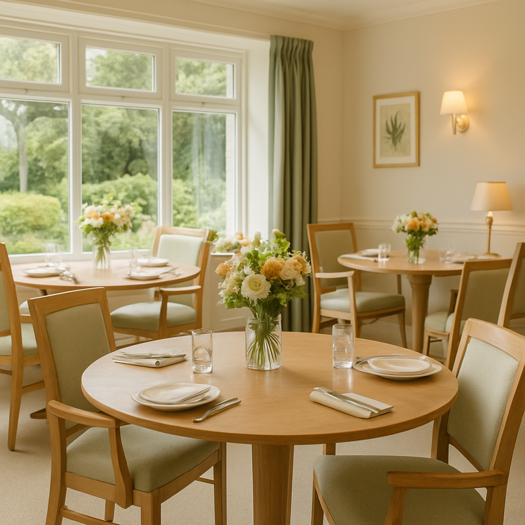A resident bedroom at Manor View